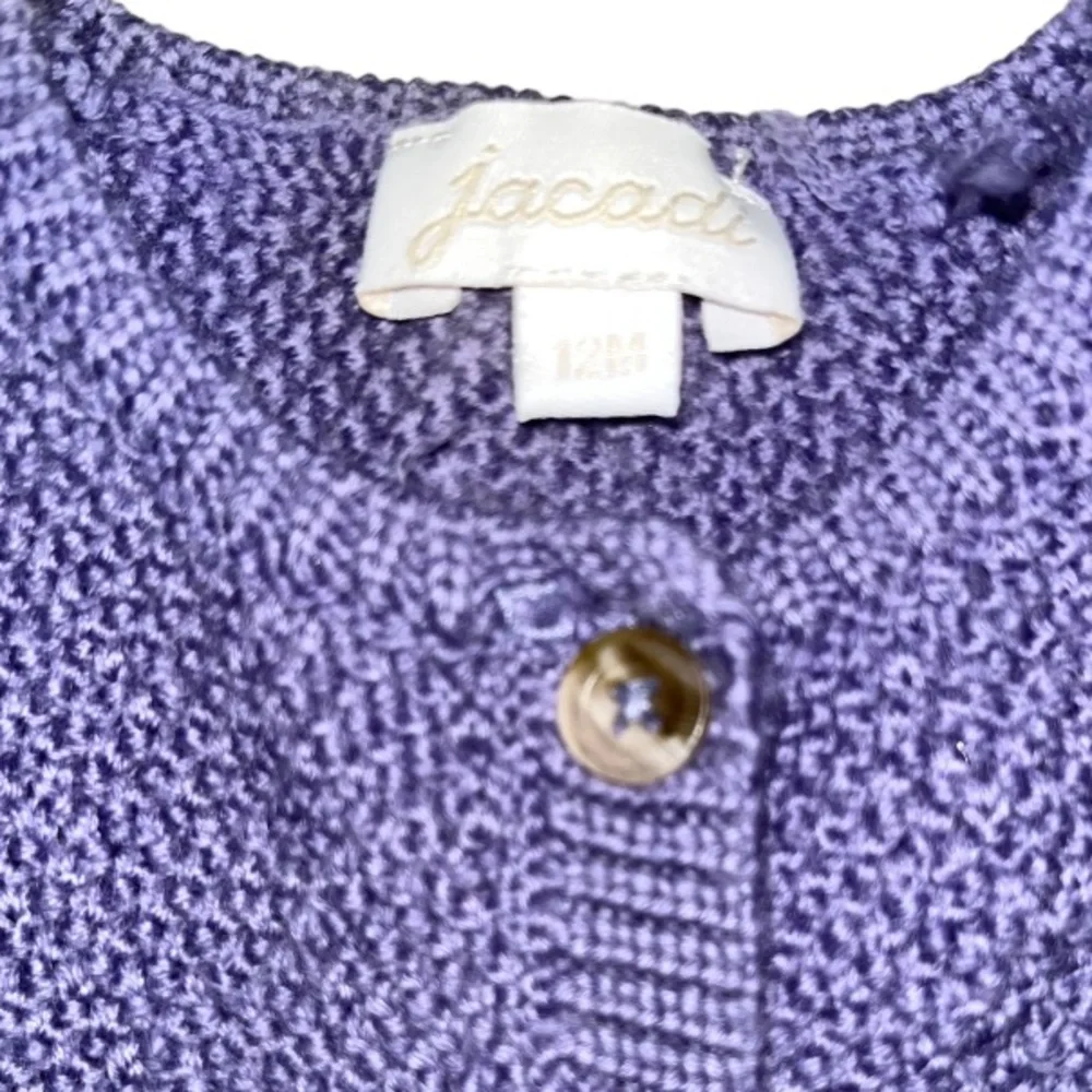 Jacadi Baby Knit One-Piece Overall Sweater 12 Months